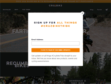 Tablet Screenshot of cruzbike.com
